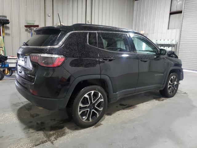 3C4NJDCB7NT113249 - 2022 JEEP COMPASS LIMITED BLACK photo 3