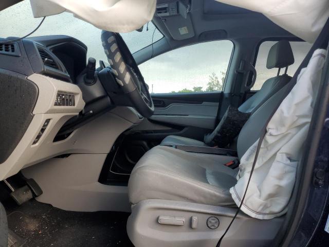 5FNRL6H76KB128556 - 2019 HONDA ODYSSEY EXL أزرق صورة 7