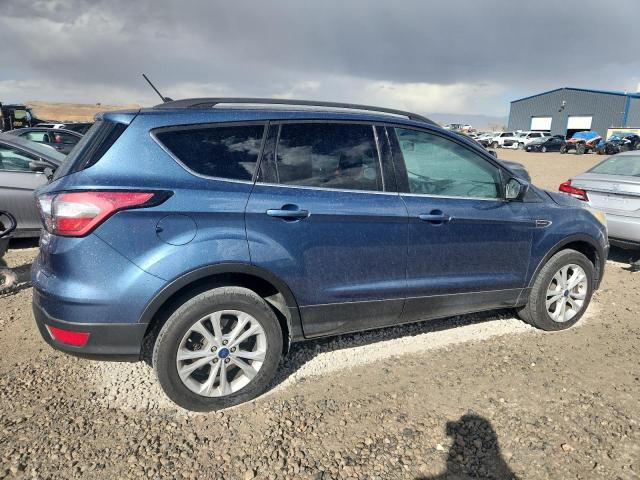 1FMCU9HD8JUA99556 - 2018 FORD ESCAPE SEL BLUE photo 3