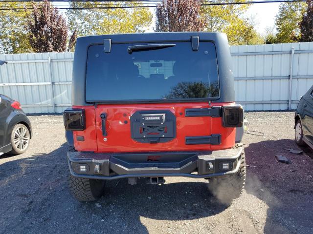 1C4HJWDG8HL662459 - 2017 JEEP WRANGLER U SPORT RED photo 6