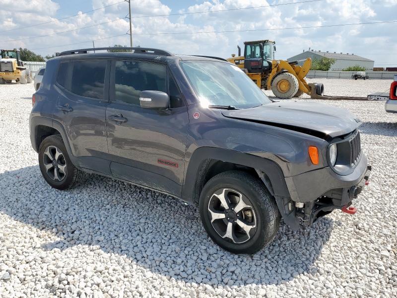 ZACNJBC15KPJ91749 - 2019 JEEP RENEGADE TRAILHAWK GRAY photo 4