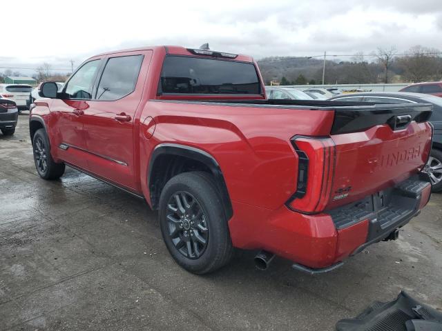 5TFNC5DB6PX017800 - 2023 TOYOTA TUNDRA CREWMAX PLATINUM 红色 照片 2