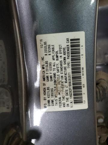 1HGCR2F79HA090971 - 2017 HONDA ACCORD EX GRAY photo 13