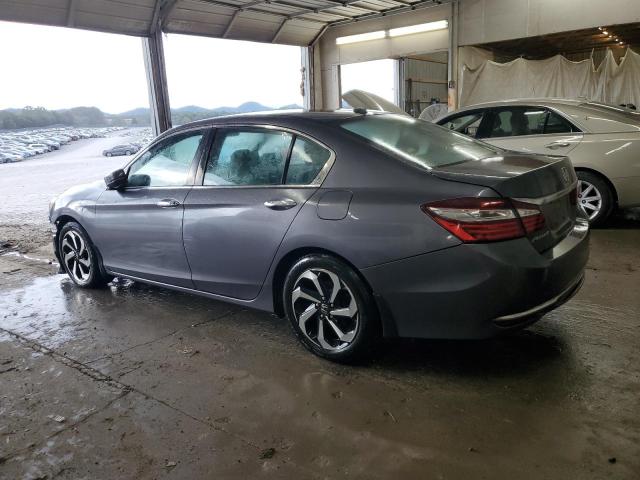 1HGCR2F79HA090971 - 2017 HONDA ACCORD EX GRAY photo 2