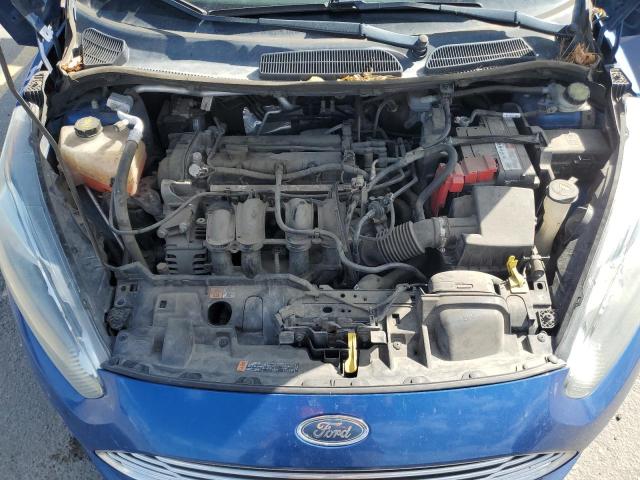 3FADP4BJ7JM136687 - 2018 FORD FIESTA SE BLUE photo 11