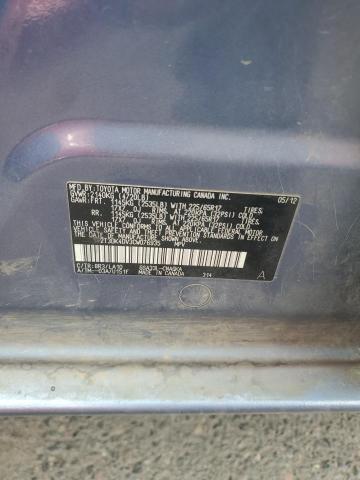 2T3DK4DV3CW076935 - 2012 TOYOTA RAV4 LIMITED 灰色 照片 13