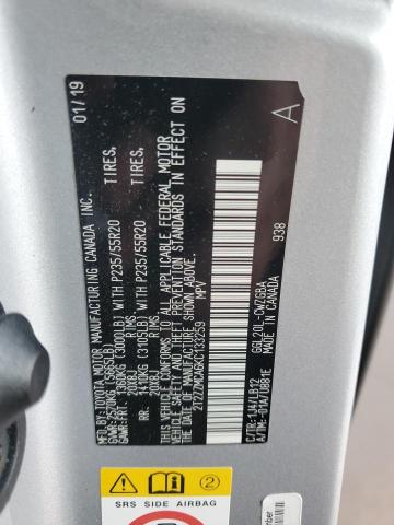 2T2ZZMCA6KC133259 - 2019 LEXUS RX 350 BASE SILVER photo 14