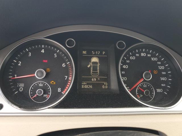 WVWMP7AN6CE552321 - 2012 VOLKSWAGEN CC SPORT 白色 照片 9