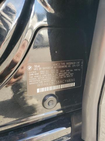 WBAKC8C58ACY68265 - 2010 BMW 750 LI XDRIVE BLACK photo 12