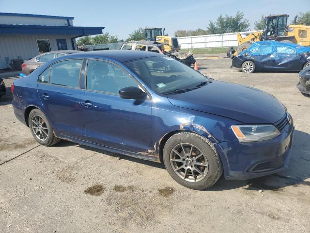 3VW2K7AJXBM019008 - 2011 VOLKSWAGEN JETTA BASE BLUE photo 4