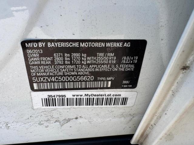 5UXZV4C50D0G56620 - 2013 BMW X5 XDRIVE35I Ağ foto 13