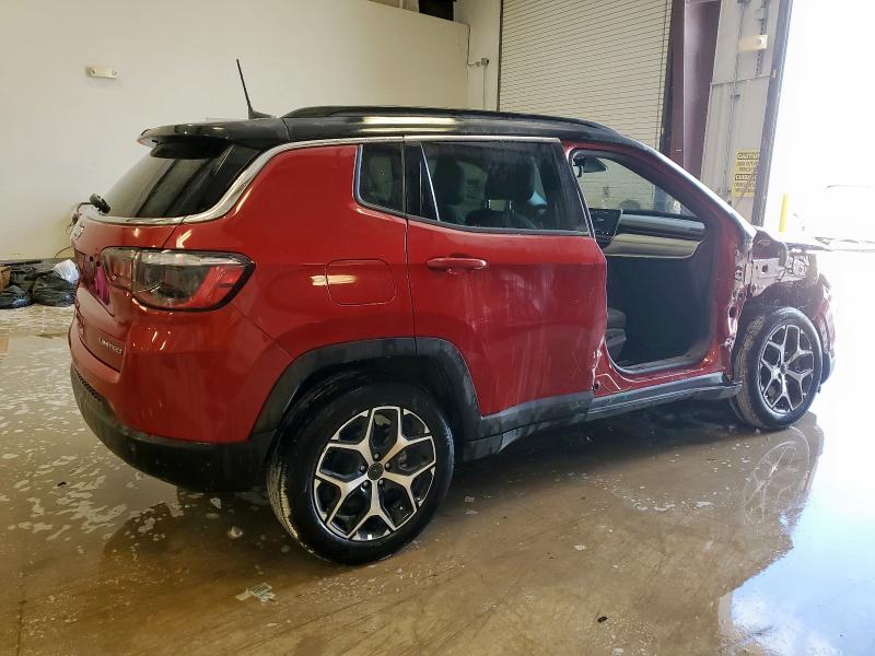 3C4NJDCN4ST625136 - 2025 JEEP COMPASS LIMITED RED photo 3