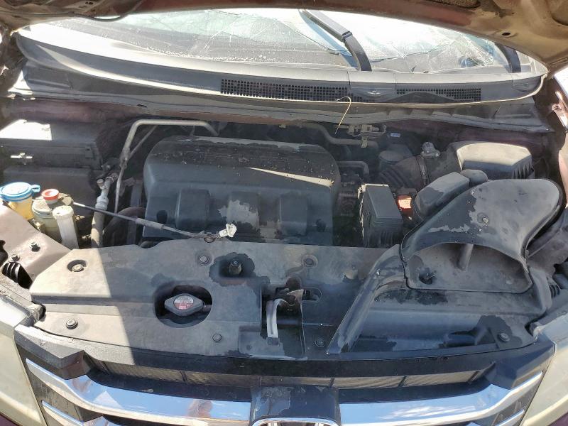 5FNRL5H63GB144237 - 2016 HONDA ODYSSEY EXL MAROON photo 12