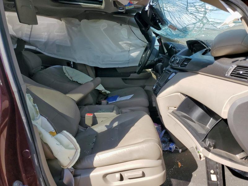 5FNRL5H63GB144237 - 2016 HONDA ODYSSEY EXL MAROON photo 7