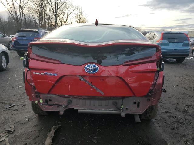 JTDKARFP4H3004335 - 2017 TOYOTA PRIUS PRIM RED photo 6