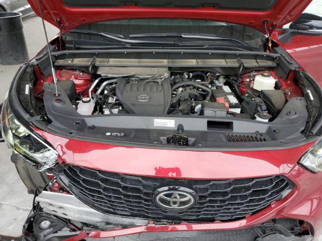 5TDKDRAH5PS010195 - 2023 TOYOTA HIGHLANDER L Қызыл фото 12