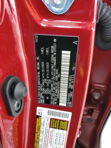 5TDKDRAH5PS010195 - 2023 TOYOTA HIGHLANDER L Қызыл фото 13