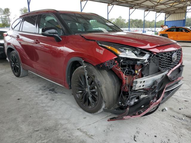 5TDKDRAH5PS010195 - 2023 TOYOTA HIGHLANDER L Қызыл фото 4