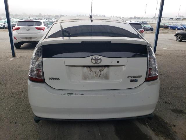 JTDKB20U483456112 - 2008 TOYOTA PRIUS WHITE photo 6