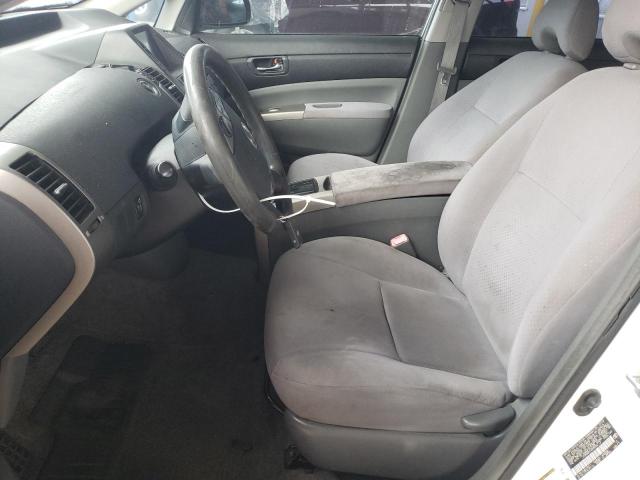 JTDKB20U483456112 - 2008 TOYOTA PRIUS WHITE photo 7