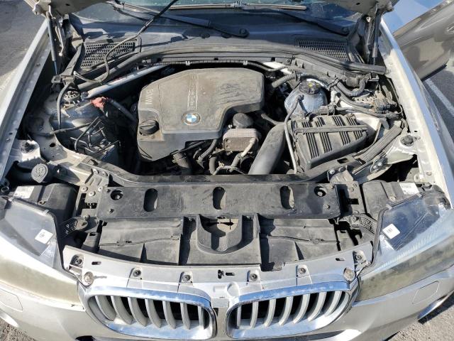 5UXWZ7C51H0U45146 - 2017 BMW X3 SDRIVE28I SILVER photo 12