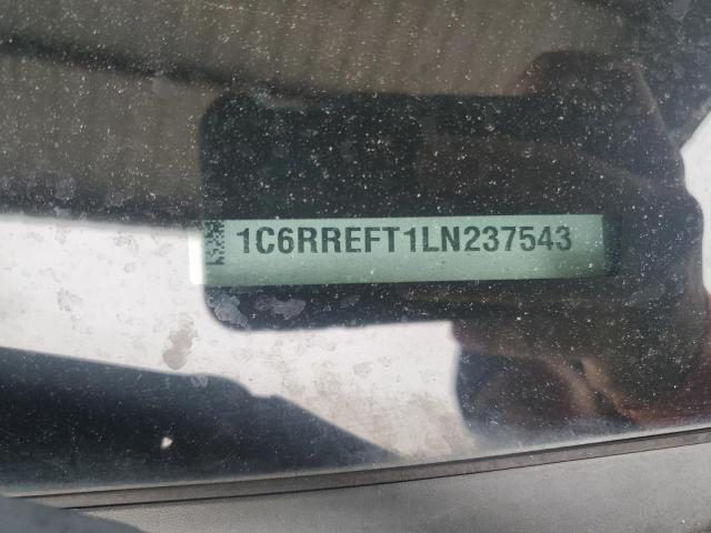 1C6RREFT1LN237543 - 2020 RAM 1500 BIG HORN/LONE STAR BLACK photo 12