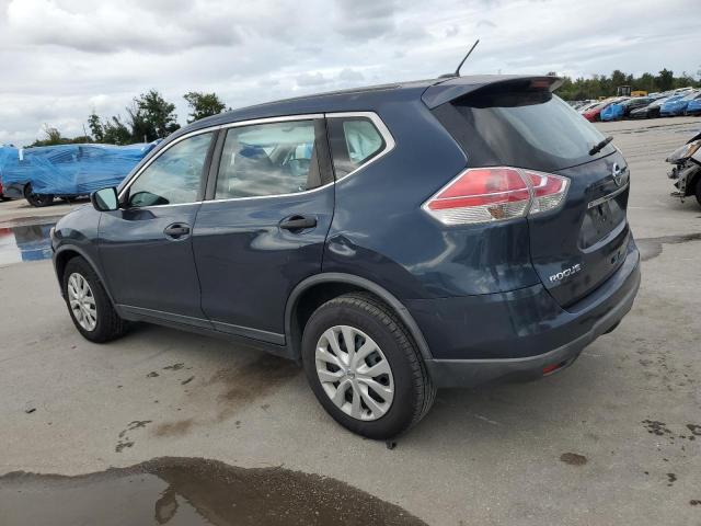 KNMAT2MT4GP703811 - 2016 NISSAN ROGUE S BLUE photo 2