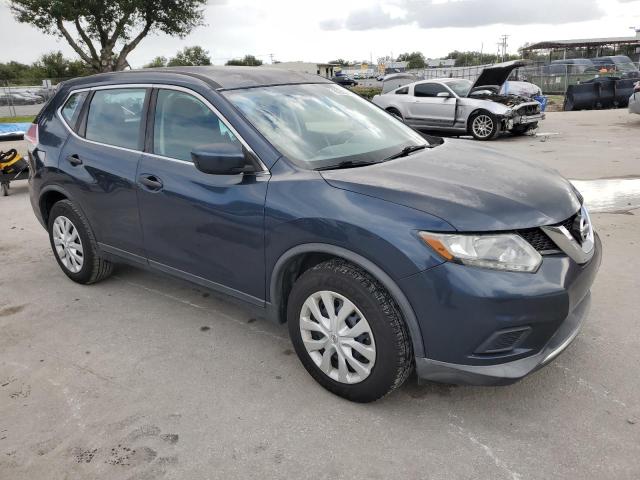 KNMAT2MT4GP703811 - 2016 NISSAN ROGUE S BLUE photo 4
