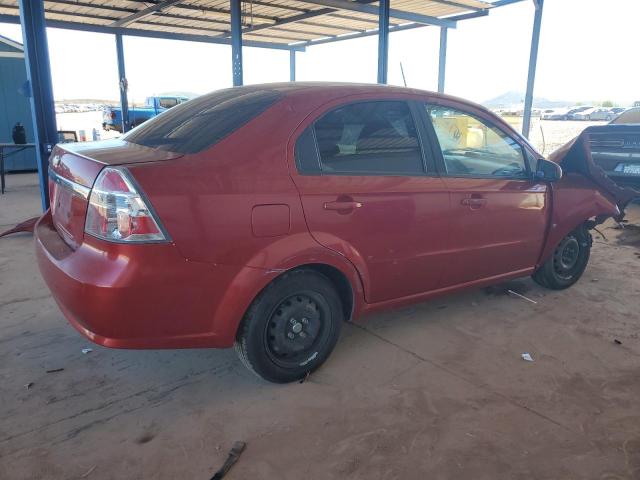 KL1TD56E79B614912 - 2009 CHEVROLET AVEO LS Қызыл фото 3