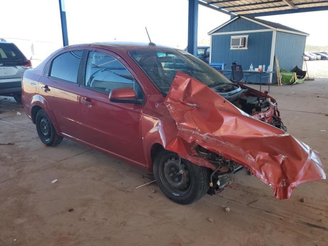 KL1TD56E79B614912 - 2009 CHEVROLET AVEO LS Қызыл фото 4