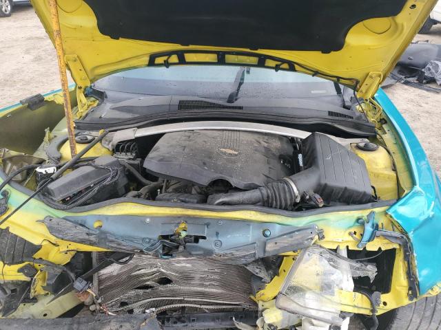 2G1FD3D31F9287280 - 2015 CHEVROLET CAMARO LT 青绿色 照片 11