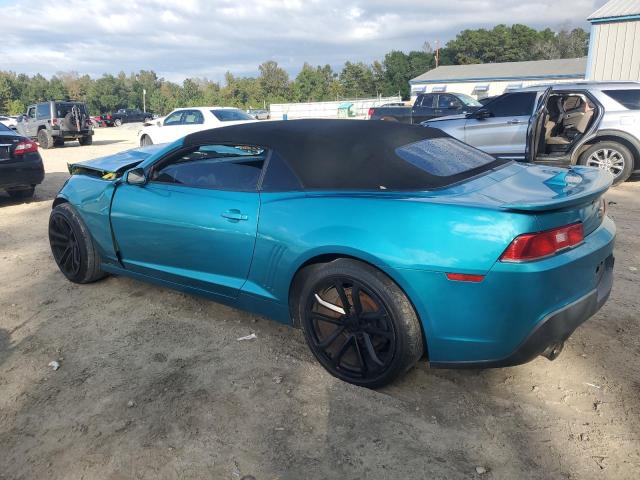 2G1FD3D31F9287280 - 2015 CHEVROLET CAMARO LT 青绿色 照片 2
