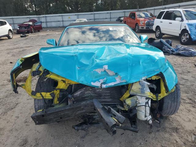 2G1FD3D31F9287280 - 2015 CHEVROLET CAMARO LT 青绿色 照片 5