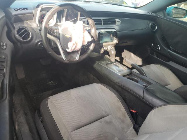 2G1FD3D31F9287280 - 2015 CHEVROLET CAMARO LT 青绿色 照片 8