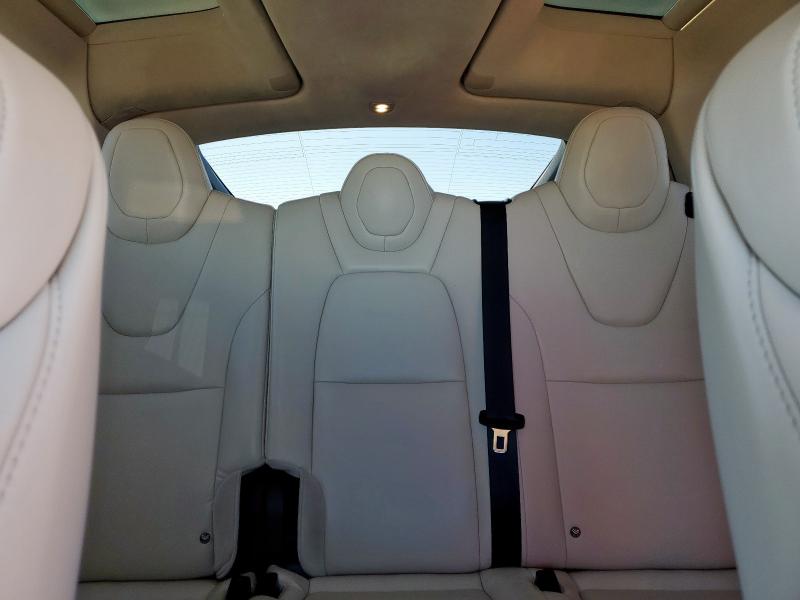 5YJXCAE41KF183128 - 2019 TESLA MODEL X Biały zdjęcie 10