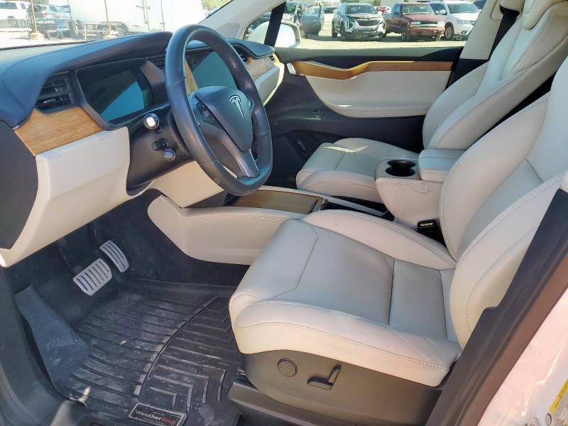 5YJXCAE41KF183128 - 2019 TESLA MODEL X Biały zdjęcie 7