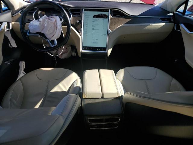 5YJSA1DP8CFS00780 - 2012 TESLA MODEL S Czerwony zdjęcie 8