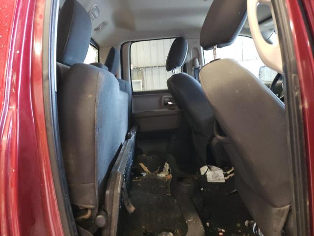 1C6RD7GT4CS124499 - 2012 DODGE RAM 1500 SLT 勃艮第红 照片 10