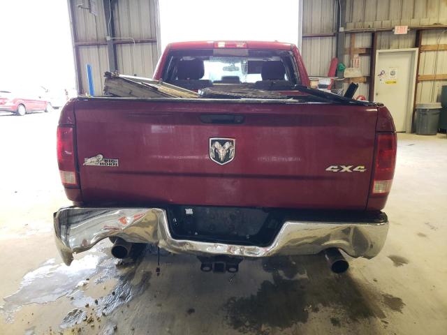 1C6RD7GT4CS124499 - 2012 DODGE RAM 1500 SLT 勃艮第红 照片 6