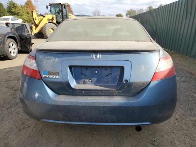 2HGFG12648H524077 - 2008 HONDA CIVIC LX BLUE photo 6