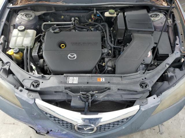 JM1BK12F981866182 - 2008 MAZDA 3 I GRAY photo 11