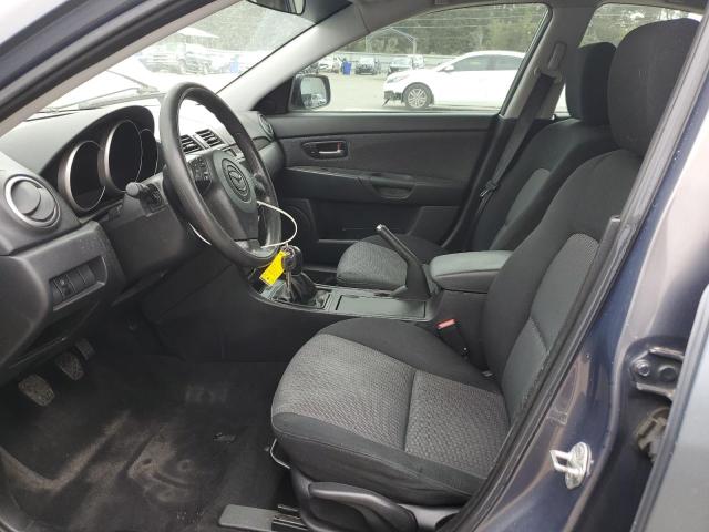JM1BK12F981866182 - 2008 MAZDA 3 I GRAY photo 7