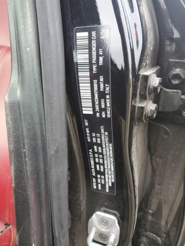 ZARFAEDN4H7560915 - 2017 ALFA ROMEO GIULIA Q4 ნაცრისფერი ფოტო 12