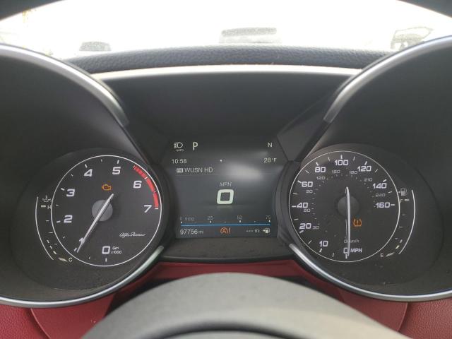 ZARFAEDN4H7560915 - 2017 ALFA ROMEO GIULIA Q4 ნაცრისფერი ფოტო 9