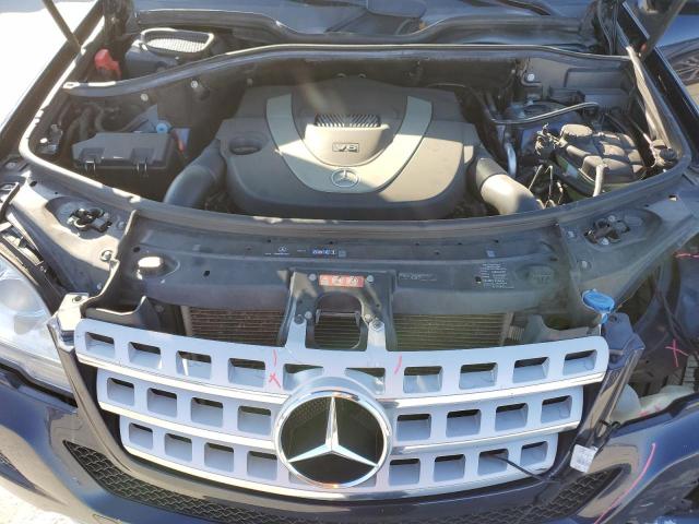 4JGBB8GB5AA611500 - 2010 MERCEDES-BENZ ML 350 4MATIC BLUE photo 12