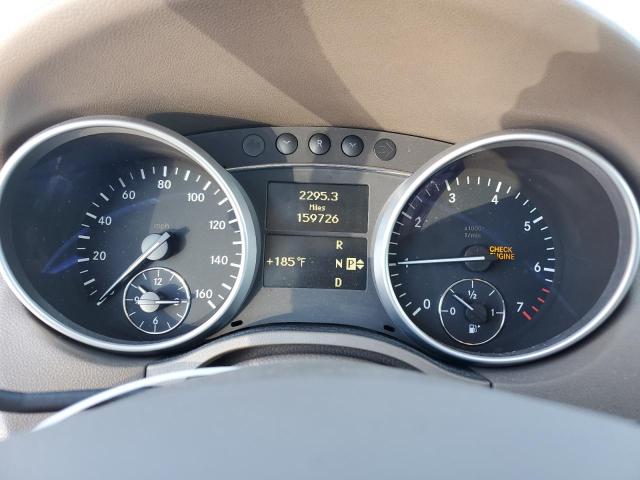 4JGBB8GB5AA611500 - 2010 MERCEDES-BENZ ML 350 4MATIC BLUE photo 9