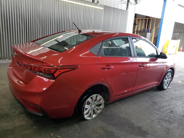 3KPC24A32KE076627 - 2019 HYUNDAI ACCENT SE Қызыл фото 3