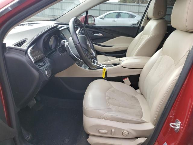 LRBFXBSA4KD125083 - 2019 BUICK ENVISION PREFERRED წითელი ფოტო 7