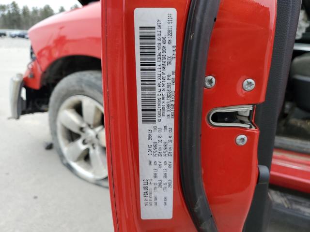 3C6RR7LT3GG201903 - 2016 RAM 1500 SLT RED photo 12