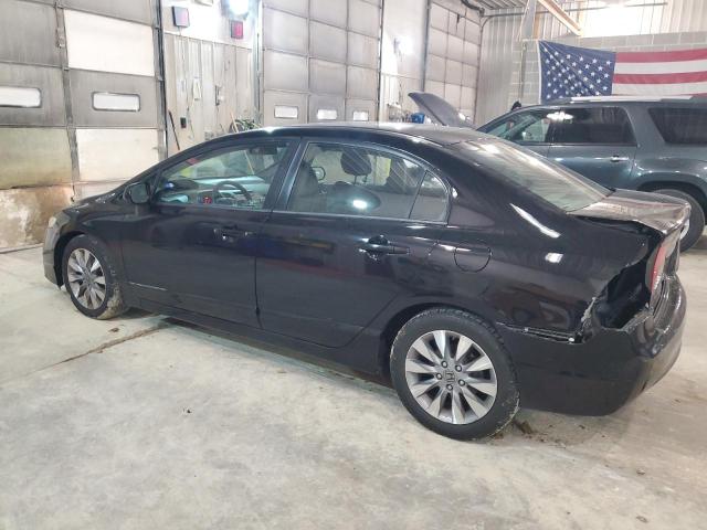2HGFA1F95BH532721 - 2011 HONDA CIVIC EXL BLACK photo 2